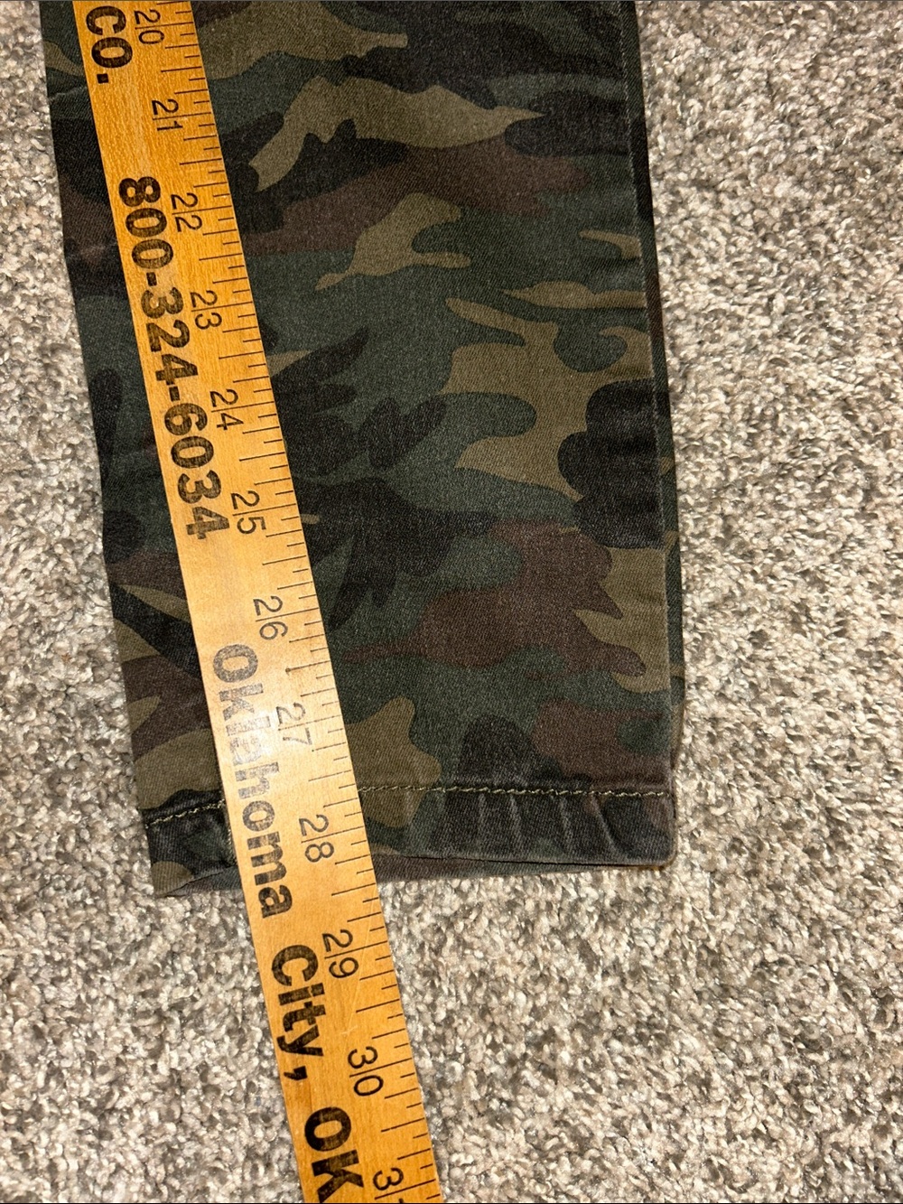 VIP Jeans Camo Waistband with White Logo and Red Stitching - Picture 5 of 7